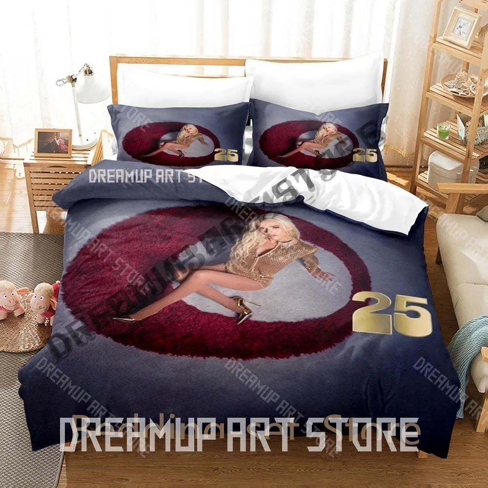 3D Print Christina Aguilera Bedding Set Single Twin Full Queen King Size Bed Set Adult Bedroom Duvetcover Sets Cool Bed She