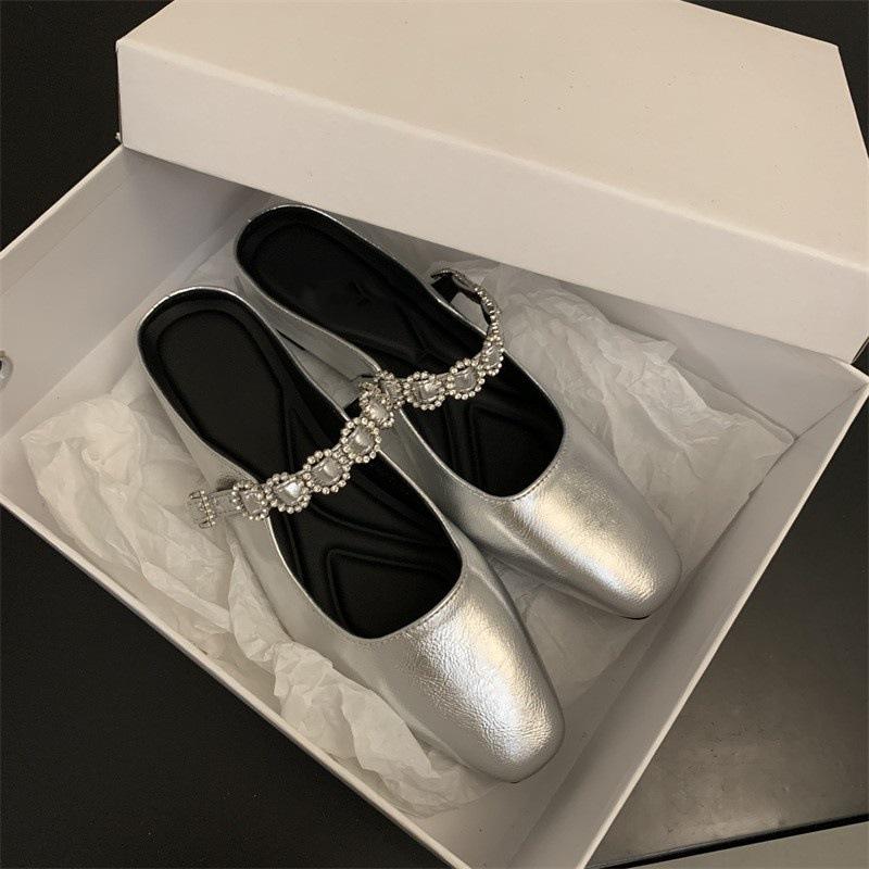 

Туфли Мэри Джейн с квадратным носком и стразами в одно слово, темпераментные, в стиле феи, на высокой платформе, с мелким вырезом, с закрытым носком и задником 40