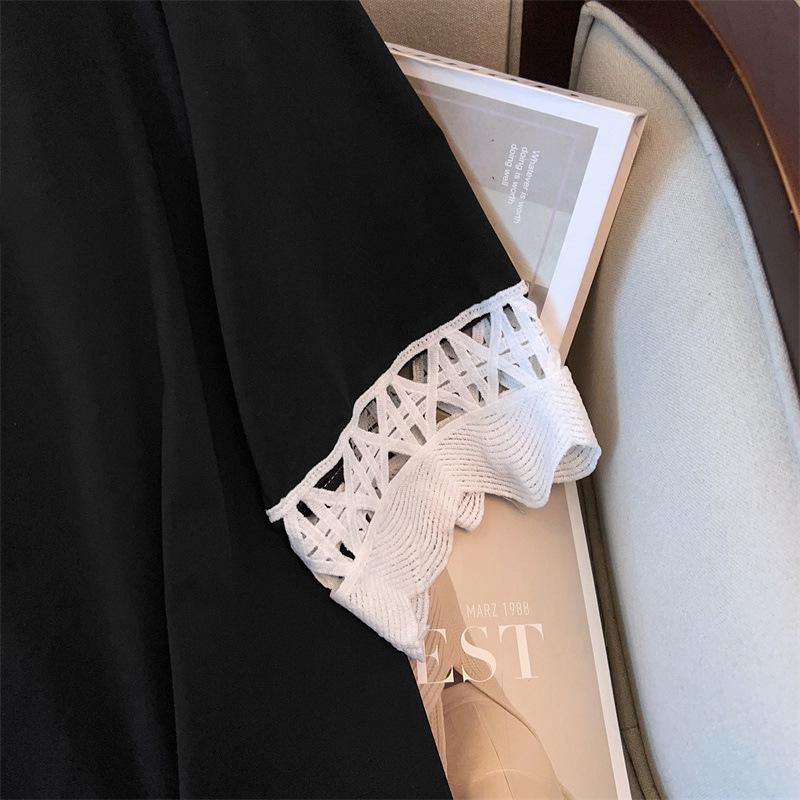 Women's Plus Size Loose Long Sleeve Slimming T-shirt, Available in Sizes 200/300/350 Jin - Style 7119