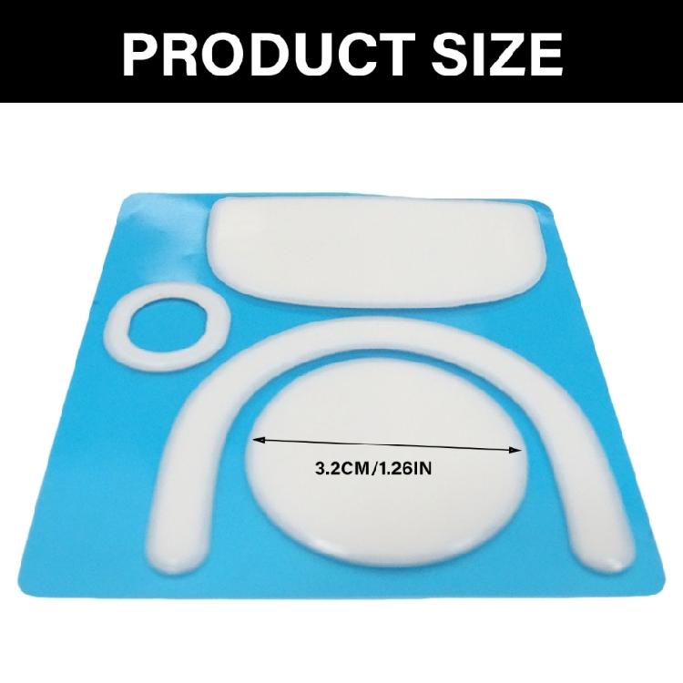Pattini Mouse ICE Edition Pad 1Set Bordi Curvi Rotondi Adesivi Piedini Mouse per Mouse GPROX Superlight 2