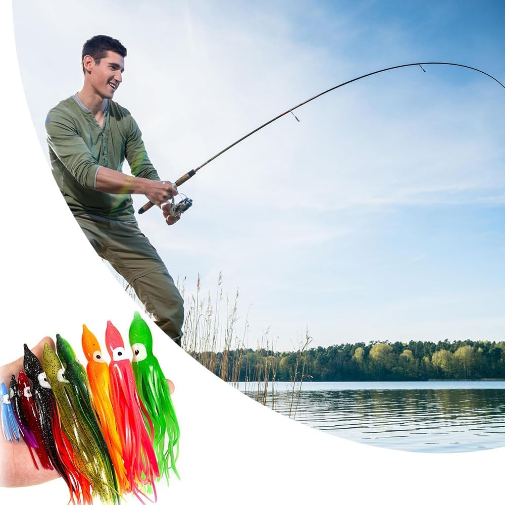 20 Piece Set Octopus Bait Homemade Octopus Egg Soft Lure