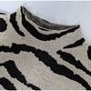 Casual Loose Knitted Leopard Print Pullovers Autumn Winter Women's Sweater New O-neck Full Sleeve Pullover