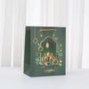 6/10pcs Eid Ramadan Islamic Gift Bags Luxury Paper Tote Bags with Lantern Mosque Prints for Party Favors