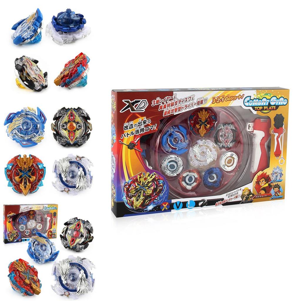 Xd168-1 Premium Battle Kreisel Set mit langlebigem Legierungsgriff und Starter