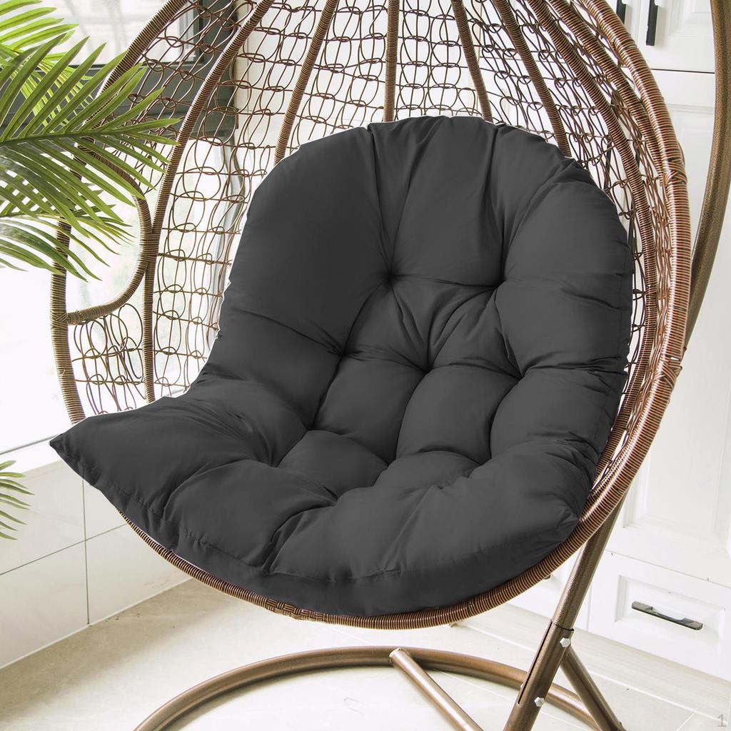 Hanging Pads Garden Patio Swing Seat Cushion Wicker Rattan Basket