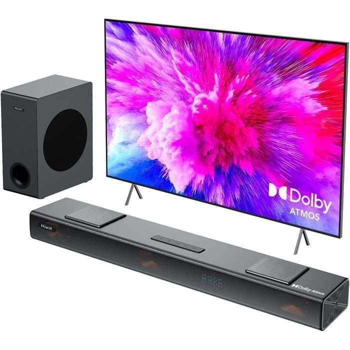 Soundbar - HIWILL - A312 - 400 W - Dolby Atmos - Bluetooth - 3.1.2 Channels