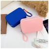 Silicone Cosmetic Bag Large Capacity Portable Waterproof Travel Wash Bag Mouth Red Envelope Storage Silicone Bag