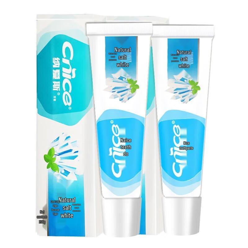 NICE Natürliches Salz Aufhellende Zahnpasta 200g (Packung mit 4)
