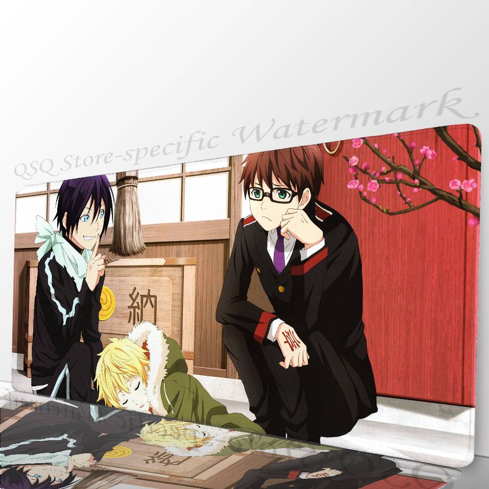 Anime N-Noragami Mousepad Non-slip Suitable For Office Computers Laptops E-sports Game Desk Mats XXL Keyboard