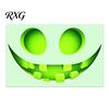 Halloween Ghost Face Decorations Glow In The Dark Sticker, Self-adhesive Shape Decals, Waterproof Luminous Wall Decals PVC Stickers, for Walls Toilets