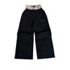 Men Casual Streetwear Unisex Baggy Pants Y2K Retro Sweatpants Double Waisted Embroidered Pattern Wide Leg Pants