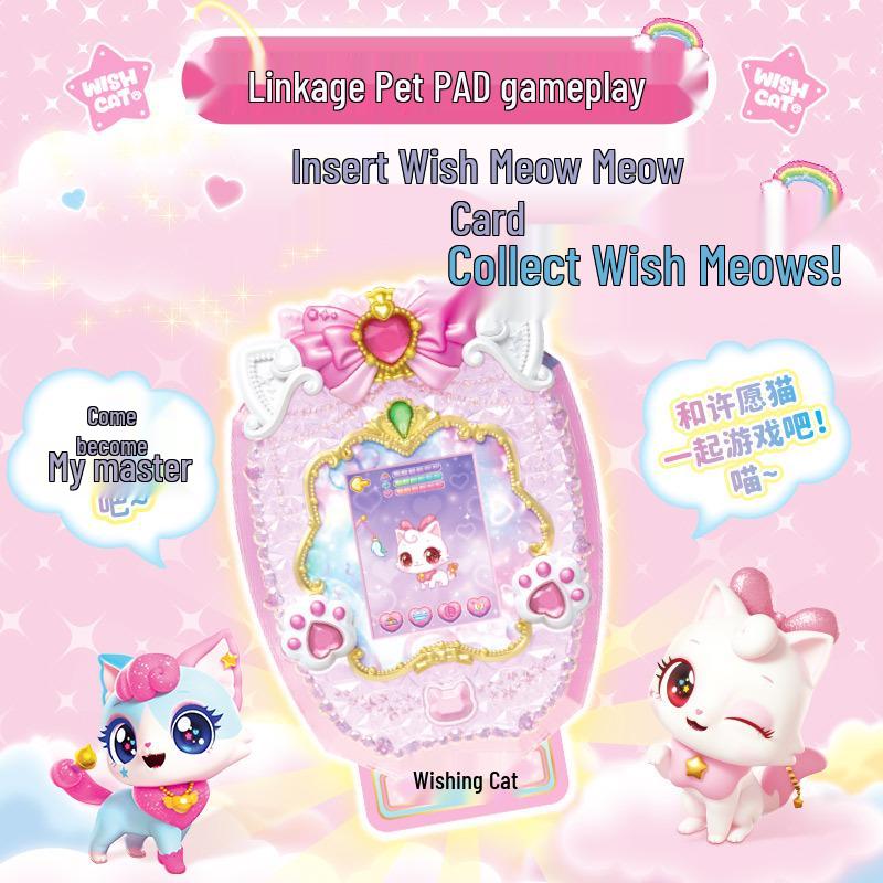 Beautiful Kitten Plush Toy Princess - Wish Meow Meow Birthday Gift for Girls