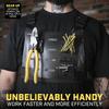 Holstery MagMaster Magnetic Tool Holder Powerful Belt Magnet Holster for Drill and Other Magnetic Tools and Hardware - Clip-On Screws, Hammers,