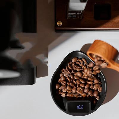 ABS 999g/0,1g Espresso Kaffee Waage Tablett Elektronisches Messwerkzeug wiederaufladbar Typ-C Schale Digital Präziser Löffel Kaffeegeschirr