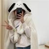 2024 Cute Cartoon Bear Hooded Shawl Blanket - Cozy and Thick for Women
