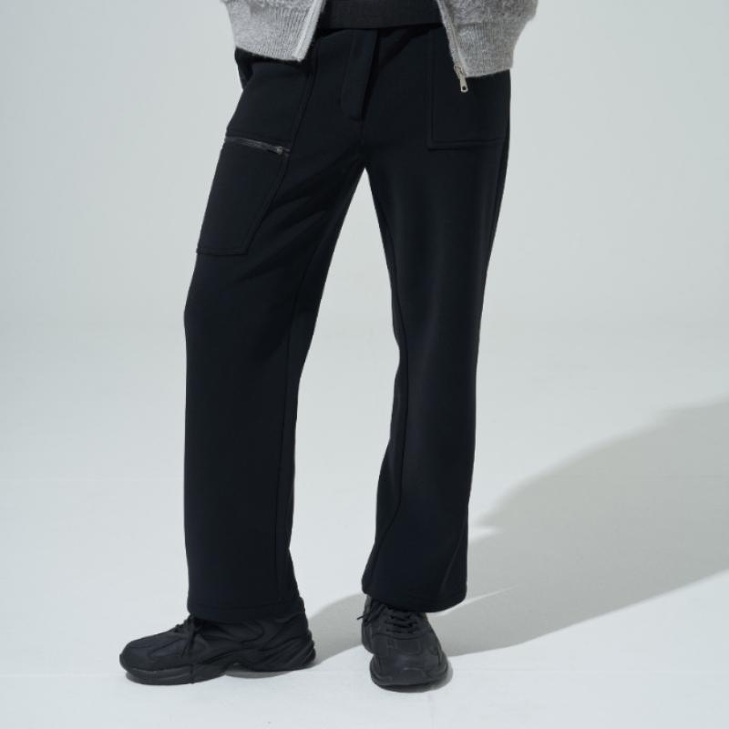 Blu Dot Soft Fleece Wide Fit Pants Bk