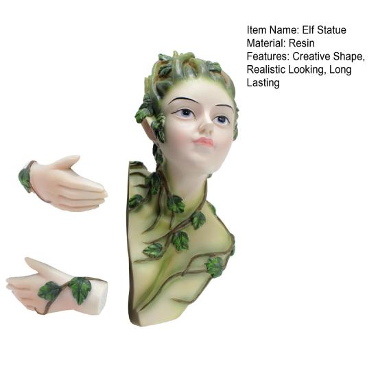 Elf Statue Fairy Tree Hugger Waterproof UV Resistant Simple Installation Fairy Garden Ornament Figurines Tree Hugger