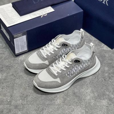 Europäischer Stil Herren Bestickte Lässige Low-Top Sneaker mit Dicker Sohle