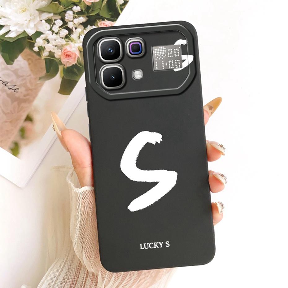 New Fashion Letter Phone Case For Infinix Note 60 Pro X6878 X6879 Soft Silicone Cases For Infinix Note 60 5G Note60 Pro Bumpers