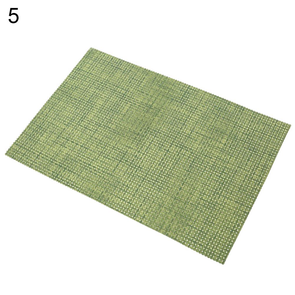 

NO.HS Коврик для обеденного стола с теплоизоляцией, нескользящий, водонепроницаемый, термостойкий коврик Green