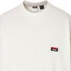 NANGA Men's Eco Hybrid Box Logo Embroidered Long Sleeve T-Shirt, White, Size S (NW24111G803)