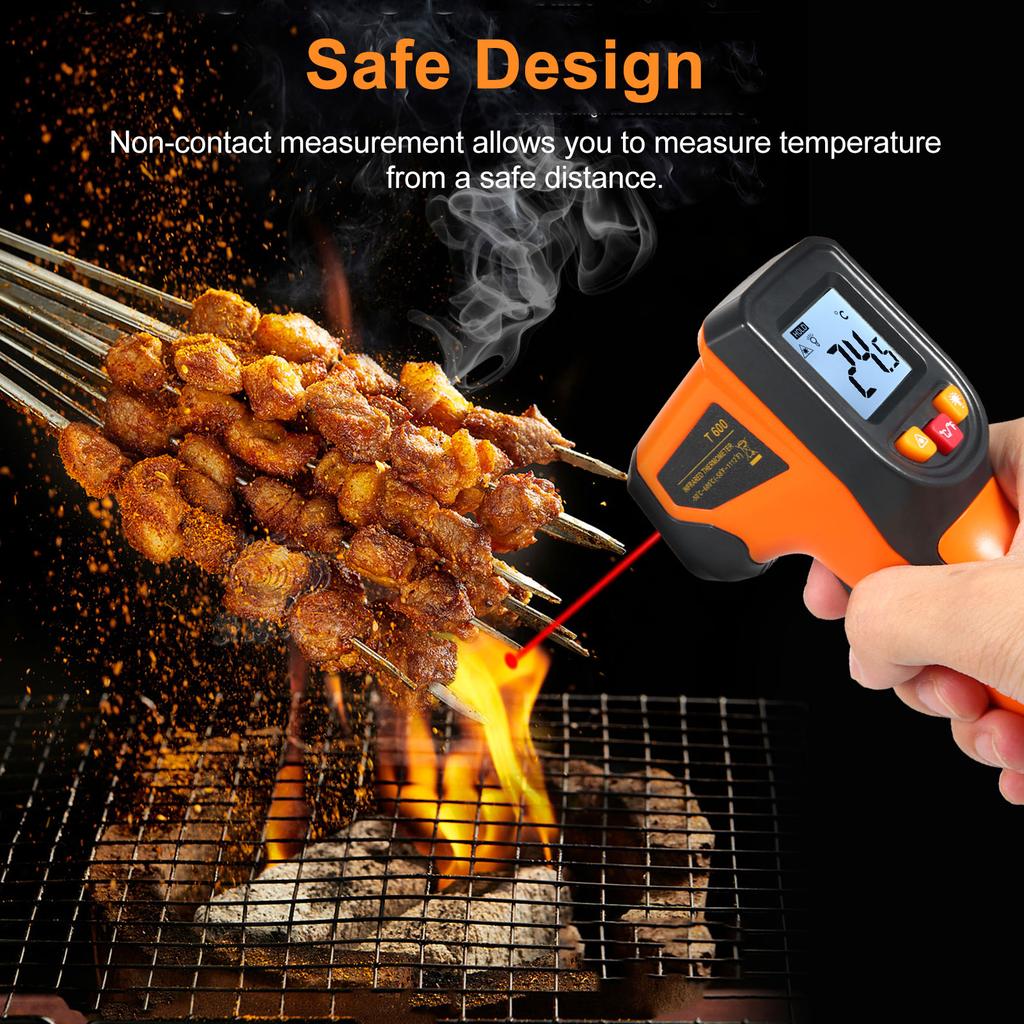 NJTY Infrared Thermometer Non Contact Digital Temperature Gun  50 degrees C 600 degrees C ( 58 degrees F 1112 degrees