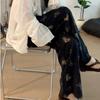 Vorverkauf 7 Tage: Damen Sommer Pyjamahose mit zwei Taschen aus Baumwolle & Viskose mit weitem Bein