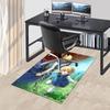 1pc Anime Character Design Office Chair Mat - Fantasy Decorative Carpet for Anime Lovers, Suitable for Home Office, Living Room, Bedroom, Game Room, D