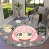 Spy Family Round Area Rug Carpet Rug For Living Room Bedroom Sofa Playroom Decor Nonslip Floor Mat
