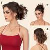 Messy Hair Bun Comb Hair Bun Synthetic Clip In Hair Extensions Elegant For Daily Use Hair Accessories