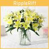 Elegant Artificial Lily Bouquet For Living Room Wedding Party Gift For Family Friends
