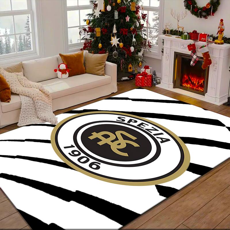 1PC Spe-zia 1906 Emblem Rug Game Carpet, Floor Mat for Bedroom Living Room Entryway Rug, Home Decor Idea Gift for Christmas birthday