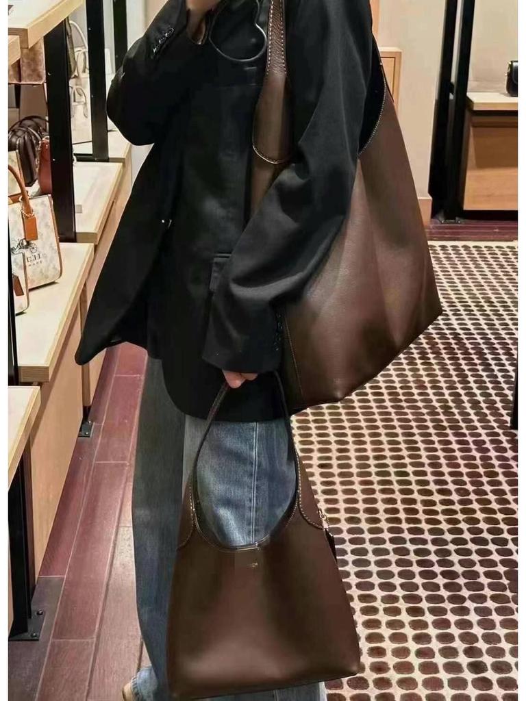 Koujia Genuine Leather Retro Shoulder Bag