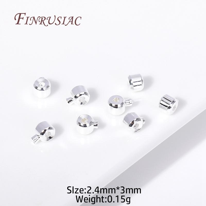 Supplies For Jewellery 18K Gold Plated Ball End Cap for Memory Wire, Positioning Clasp For DIY Jewelry Making Accessories