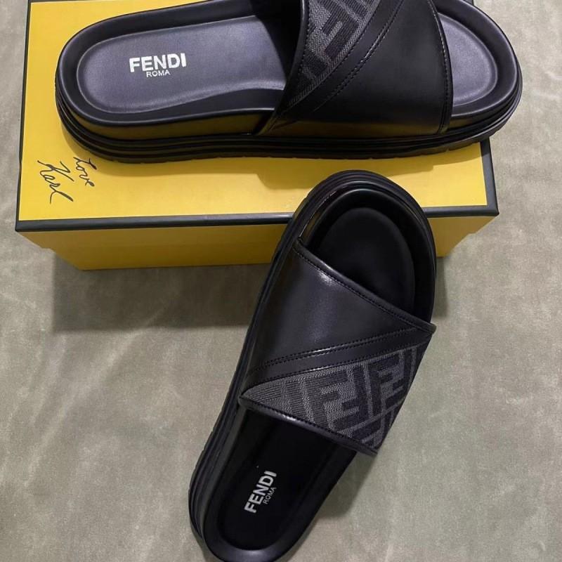 Mens T-Strap Rubber Sole Slipper With Suede Upper Non-Slip Outdoor Casual Sandal Walk