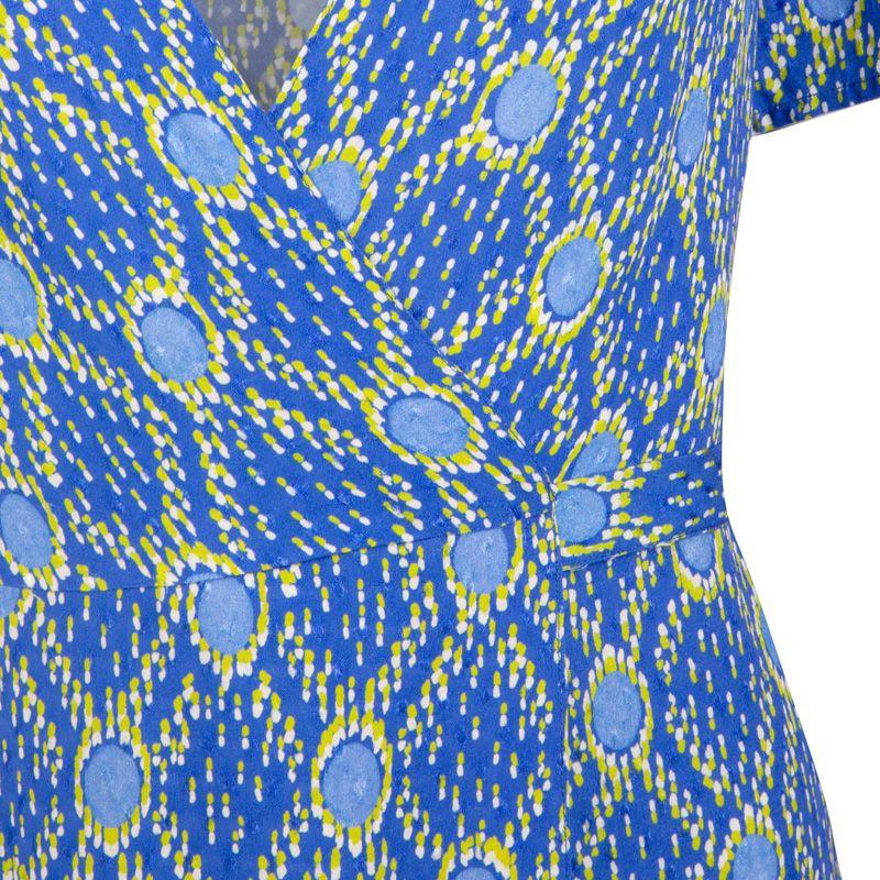 Wickelkleid kurzärmlig bridgette mit Muster Damen LA PETITE ETOILE