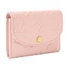 Louis Vuitton Rosalie Monogram Snap Closure Leather Wallet Women wallet Pink M26894