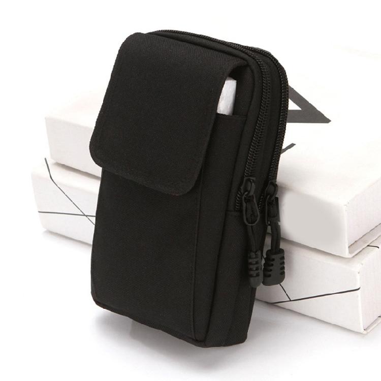 Men's Vertical Waist Pack For Phone Wallet Key Oxford Fabric Belt Bag Outdoor Adventures Gym Hiking Waist Pouch