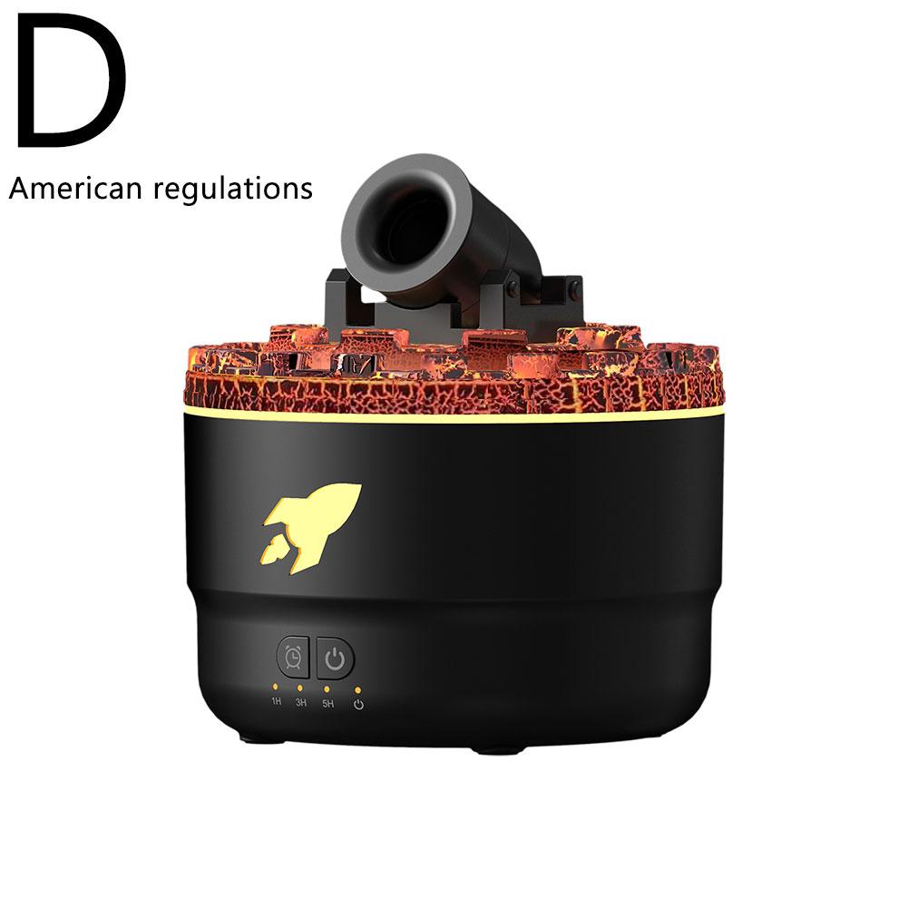 

Творческая башня ароматерапевтическая машина увлажнитель воздуха красочный свет увлажнитель воздуха распыляющее масло B4Q7 US-black