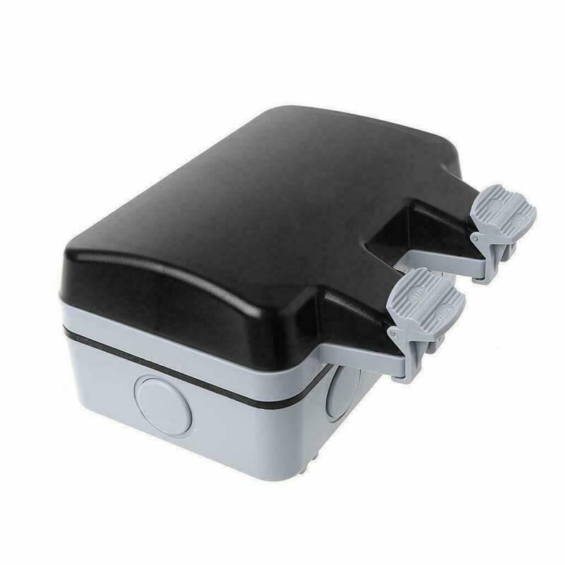 German type Outdoor Waterproof Socket Rainstorm-proof Socket British Standard Anti-leakage Charging Socket