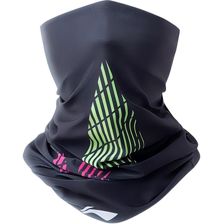 Li Ning Cycling Face Mask Sun Protection Unisex Black LBKT219-2