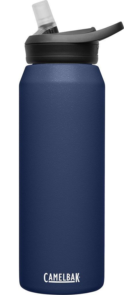 Camelbak Eddy Plus SST Vacuum Insulated Stainless Steel Bottle with Navy Straw, 1000ml,