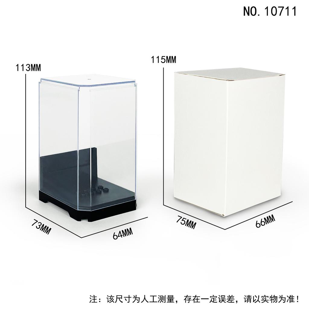 Display Box Container Dustproof Transparent Cover Accessory Base Set City Model Building Blocks Bricks Toy For Children Gift