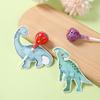 Dinosaur Lollipop Holder Card Dino 1st Birthday Party Decor Kids Boy Jungle Safari Party Favors Roar Candy Card Baby Shower