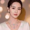 Lightweight Fairy Core Necklace Silver Plated Tassel Statement Chain  Photoshoot Props