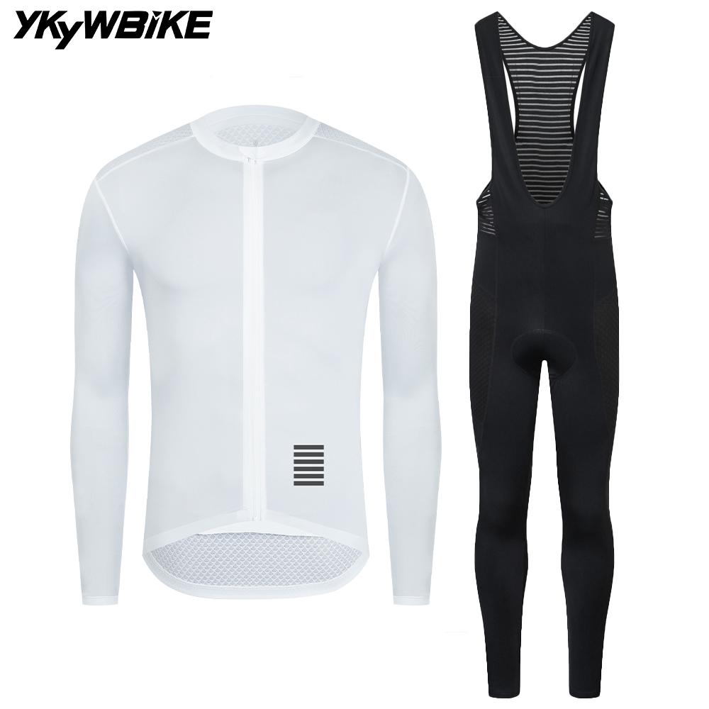 2026 Autumn Breathable  Men's Cycling Sets Long Sleeve Long Bib Pants  Bicycle Clothes Man Cycling Maillot Road Bike Kit Cycling Clothing