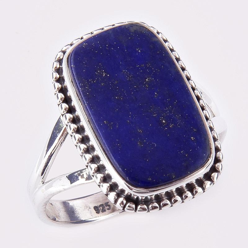 Natural Lapis Lazuli Gemstone Handmade 925 Solid Sterling Silver Ring S.10 c4B51