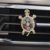 Car Vent Perfume Clip Cute Cartoon Turtle Design Car Interior Air Freshener Unique Scent Ornament for Auto Use