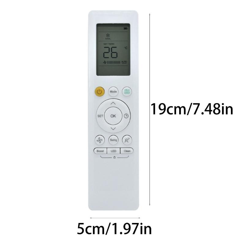 RG10A Backlit Remote Control for Air Conditioner Controller English Version Multifunction