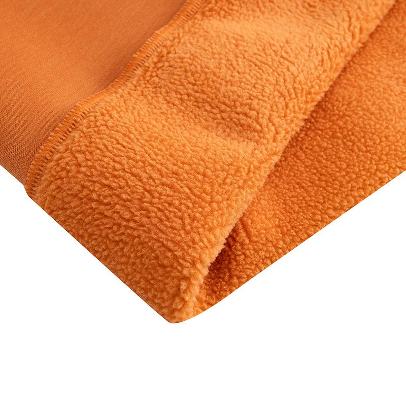 Anta Hooded Fleece Pullover Long Sleeve Knitted Casual Sweatshirt Unisex Sweatshirt Fly-Flower-Orange 972618705N-6